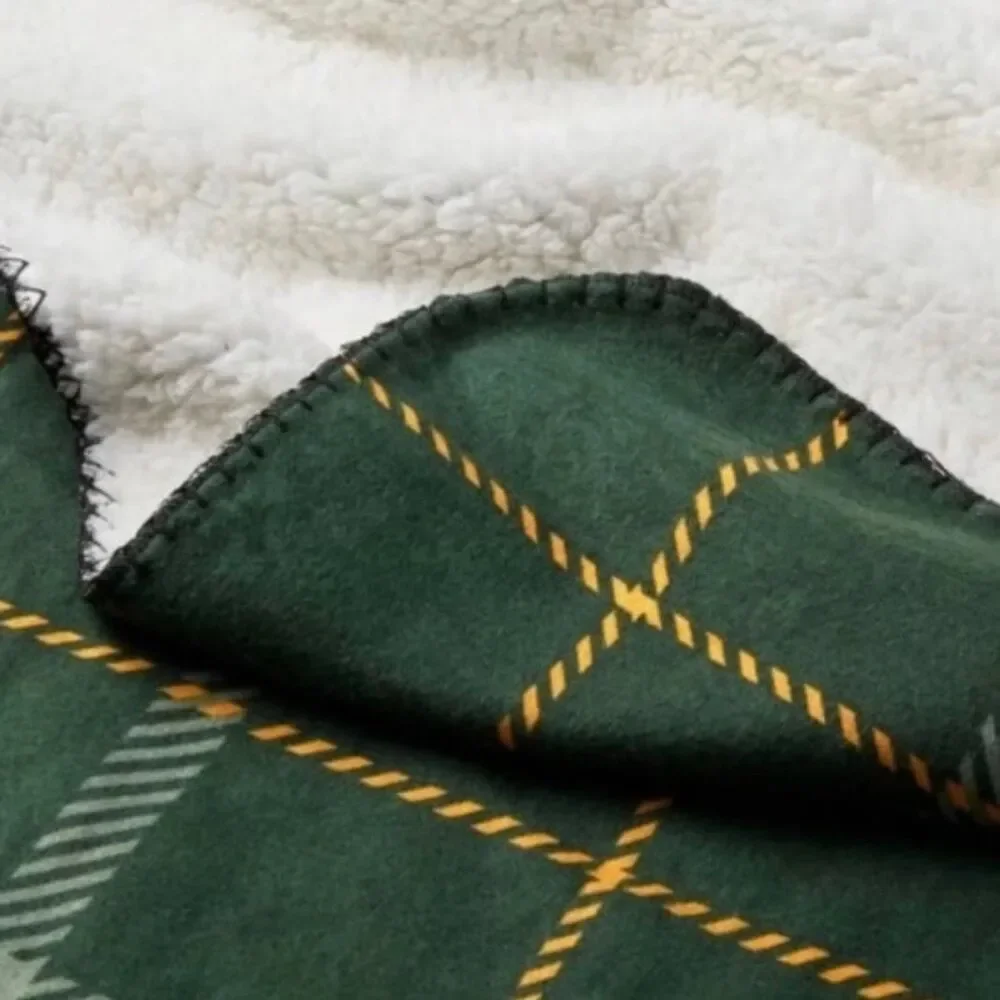 Threshold Faux Sherpa & Flannel Blanket (Full/Queen)